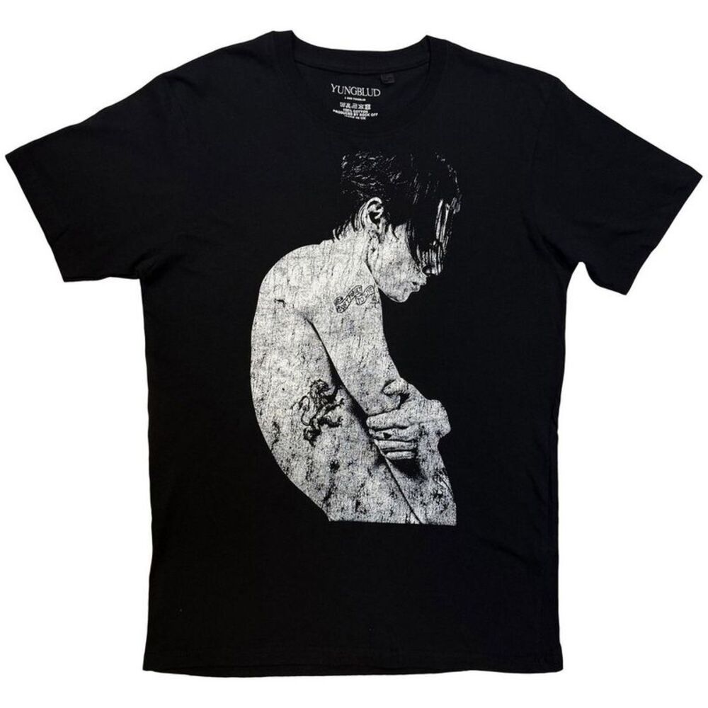 Yungblud Unisex Adult Idols Photo Print Back Print T-Shirt / Black